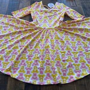 Dot Dot Smile size 7 girls butterfly ballerina twirl dress new